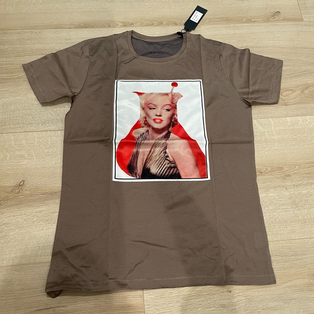 Limitato Men’s Brown Marilyn Monroe Shirt